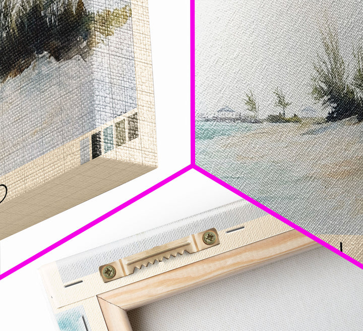 Pearl Island, Bahamas Watercolor Print, Vacation Gift, Bahamas Wall Art, Vacation Wall Art, Vacatation Memories, Beach Decor, Beach Or Lakehouse Art