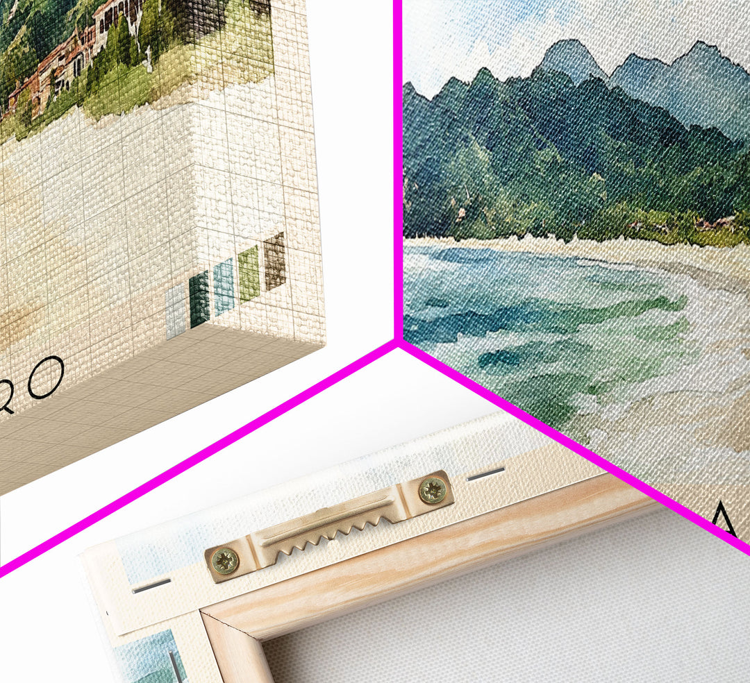 Playa Rodadero, Colombia Watercolor Print, Vacation Gift, Colombia Wall Art, Beach Painting, Beach Decor, Beach Or Lakehouse Art