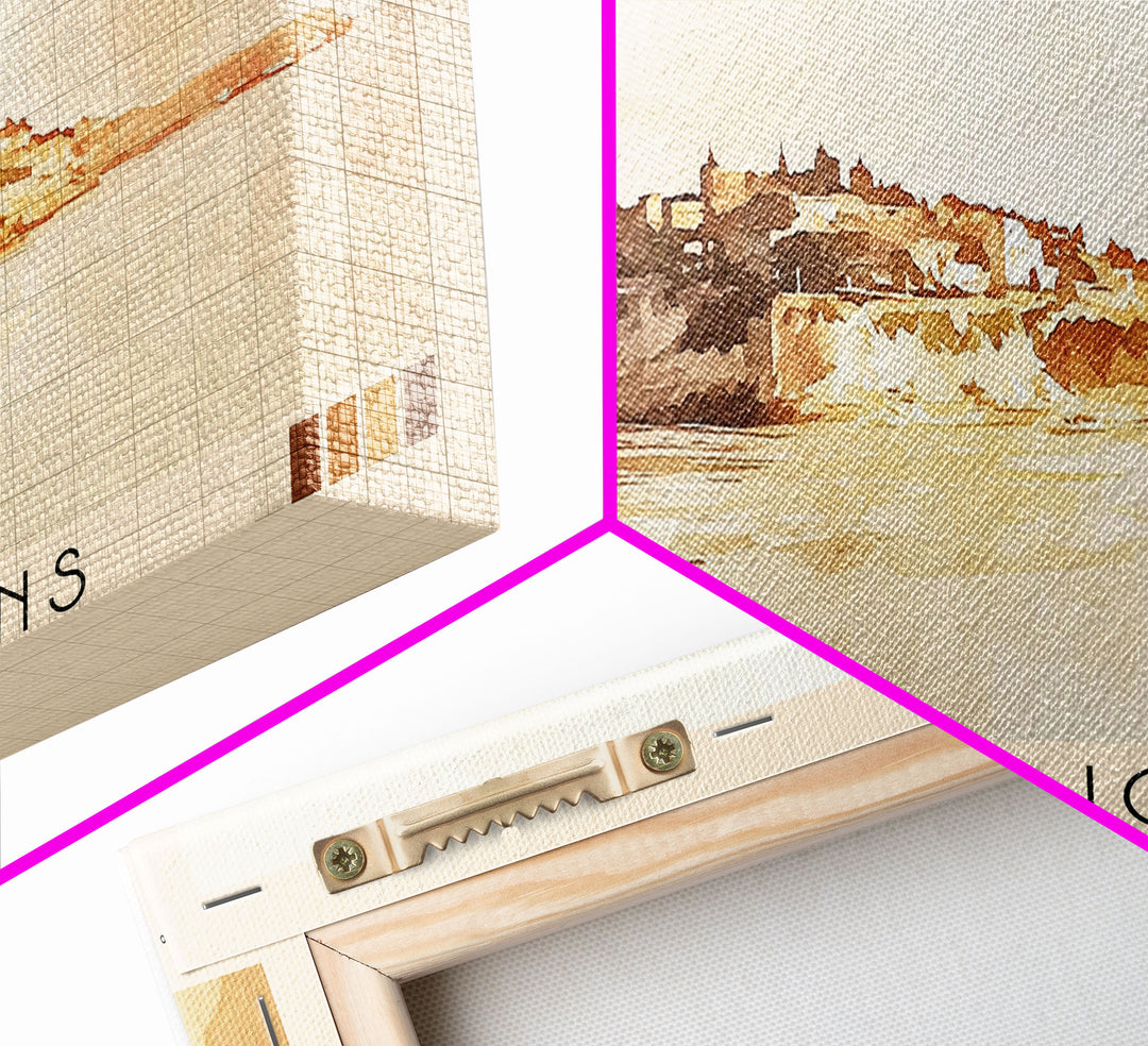 Port St. Johns, South Africa Watercolor Print, Vacation Gift, South Africa Wall Art, Beach Painting, Beach Decor, Beach Or Lakehouse Art