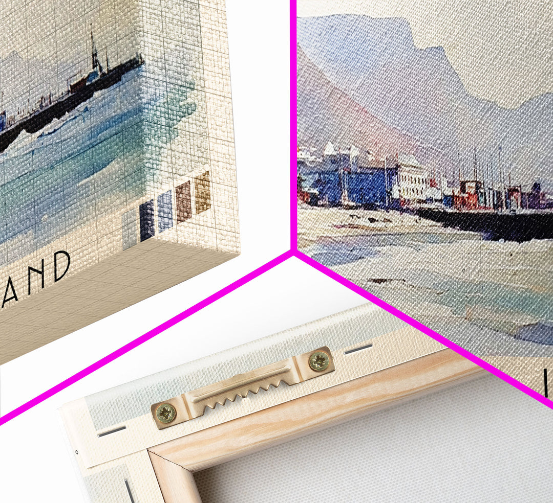 Port-Cros Island, France Watercolor Beach Print, Vacation Gift, France Wall Art, Beach Painting, Beach Decor, Beach Painting