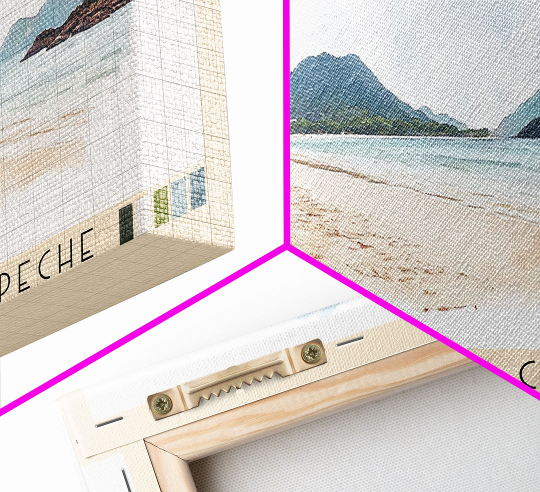 Praia Ilha do Campeche, Brazil Watercolor Print, Vacation Gift, Brazil Wall Art, Vacation Wall Art, Vacatation Memories, Beach Decor, Beach Or Lakehouse Art