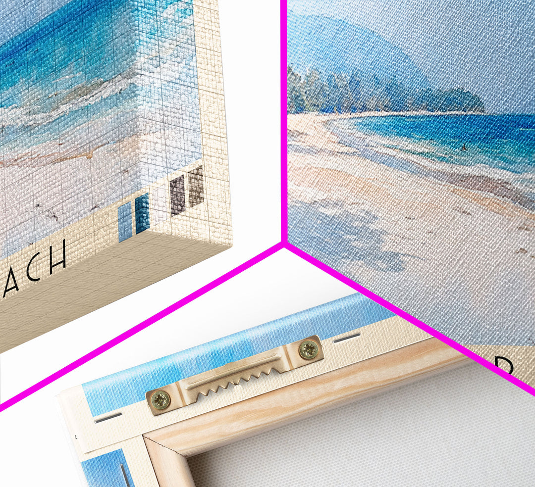 Radhanagar Beach, India Watercolor Print, Vacation Gift, India Wall Art, Beach Painting, Beach Decor, Beach Or Lakehouse Art