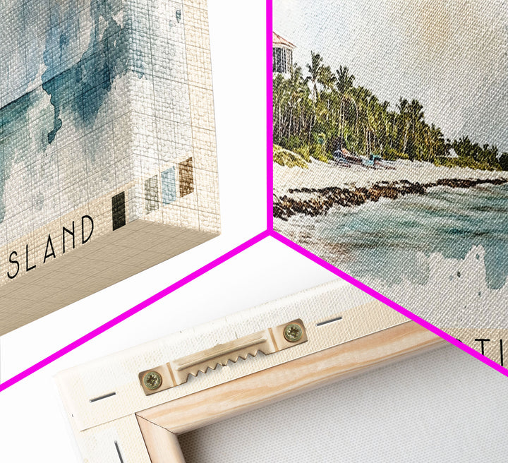 Sanibel and Captiva Island, Florida Watercolor Beach Print, Vacation Gift, Florida Wall Art, Beach Painting, Beach Decor, Beach Painting