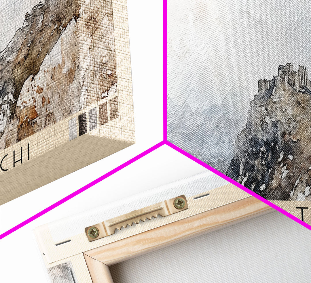 Scala dei Turchi, Italy Watercolor Print, Vacation Gift, Italy Wall Art, Vacation Wall Art, Vacatation Memories, Beach Decor, Beach Or Lakehouse Art
