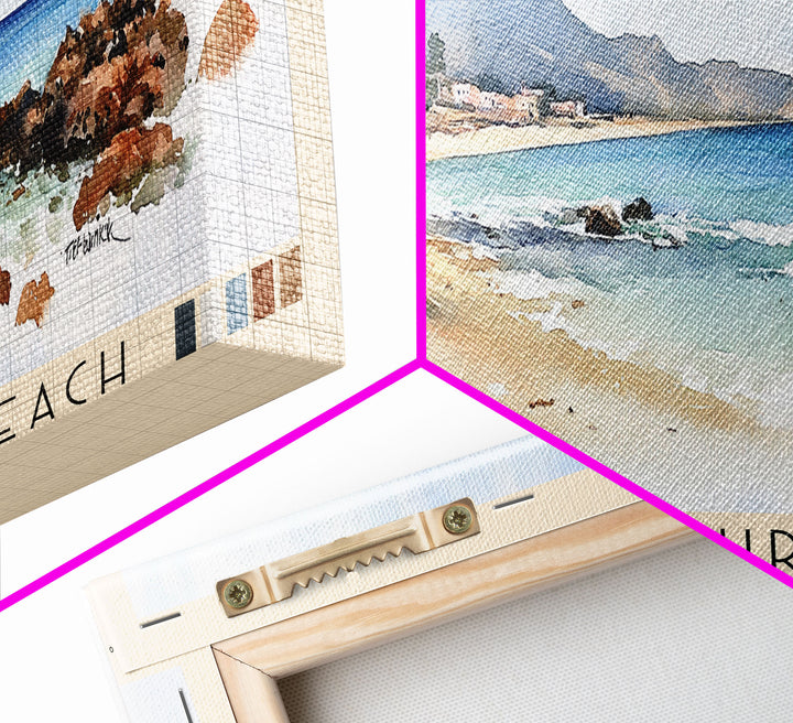 Sidi El Bachir beach, Morocco Watercolor Print, Vacation Gift, Morocco Wall Art, Vacation Wall Art, Vacatation Memories, Beach Decor, Beach Or Lakehouse Art