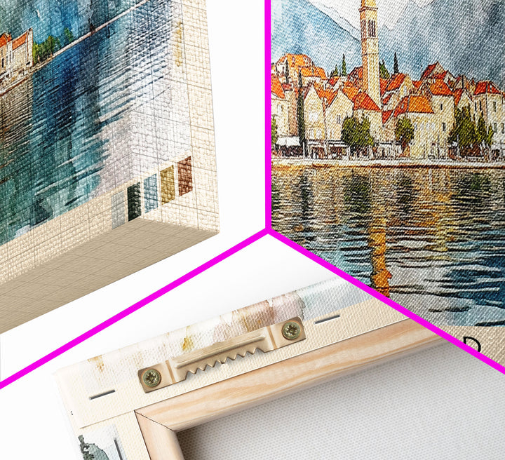 Sipar, Croatia Watercolor Print, Vacation Gift, Croatia Wall Art, Beach Painting, Beach Decor, Beach Or Lakehouse Art