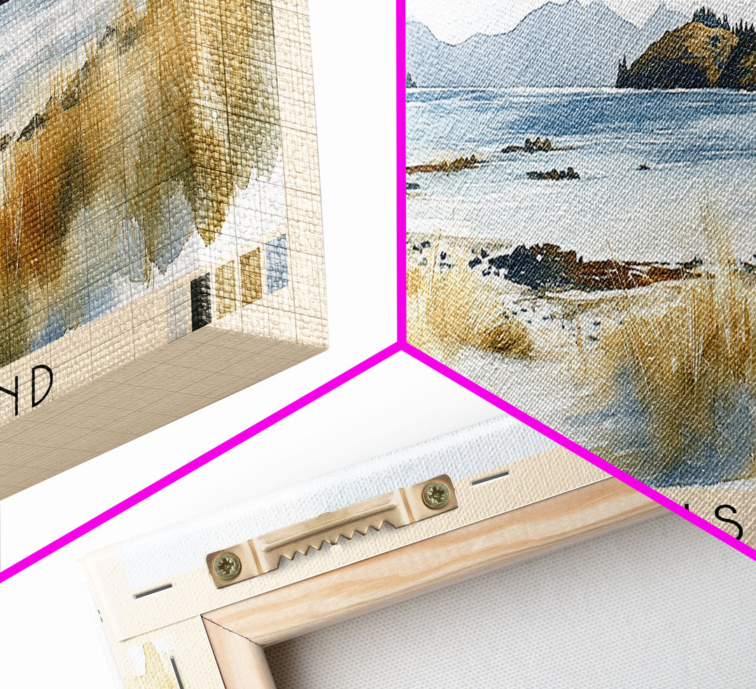 Stewart Island, New Zealand Watercolor Print, Vacation Gift, New Zealand Wall Art, Vacation Wall Art, Vacatation Memories, Beach Decor, Beach Or Lakehouse Art