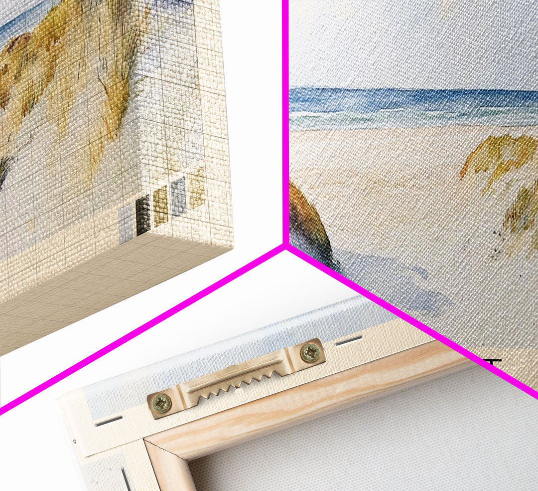 Sylt, Germany Watercolor Print, Vacation Gift, Germany Wall Art, Beach Painting, Beach Decor, Beach Or Lakehouse Art