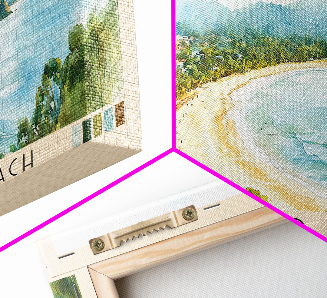 Tamarindo Beach, Costa Rica Watercolor Print, Vacation Gift, Costa Rica Wall Art, Vacation Wall Art, Vacatation Memories, Beach Decor, Beach Or Lakehouse Art