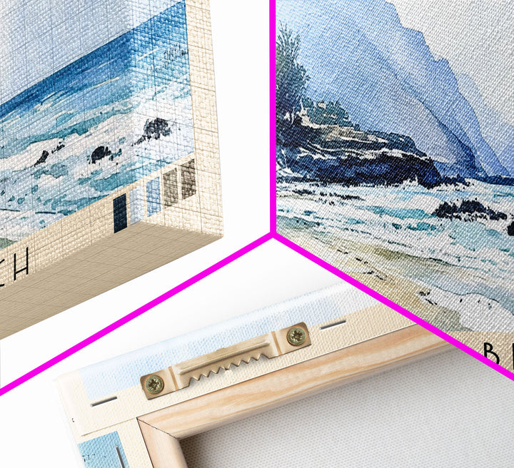 Tarkarli Beach, India Watercolor Print, Vacation Gift, India Wall Art, Vacation Wall Art, Vacatation Memories, Beach Decor, Beach Or Lakehouse Art