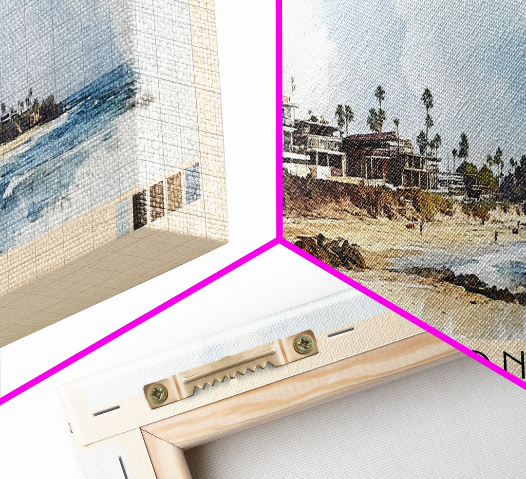 Troncones, Mexico Watercolor Print, Vacation Gift, Mexico Wall Art, Vacation Wall Art, Vacatation Memories, Beach Decor, Beach Or Lakehouse Art
