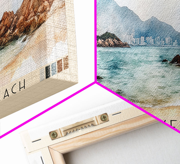 Turtle Cove Beach, Hong Kong Watercolor Print, Vacation Gift, Hong Kong Wall Art, Beach Painting, Beach Decor, Beach Or Lakehouse Art