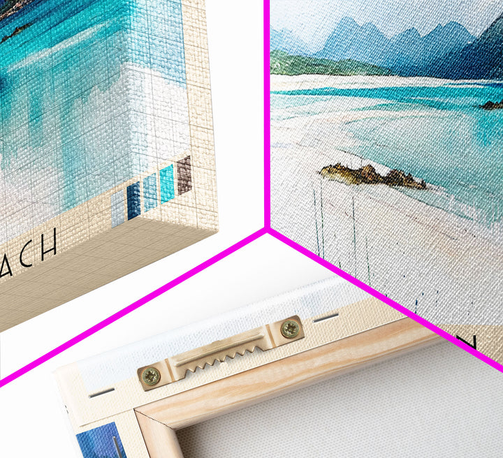 Whitehaven Beach, Australia Watercolor Print, Vacation Gift, Australia Wall Art, Beach Painting, Beach Decor, Beach Or Lakehouse Art