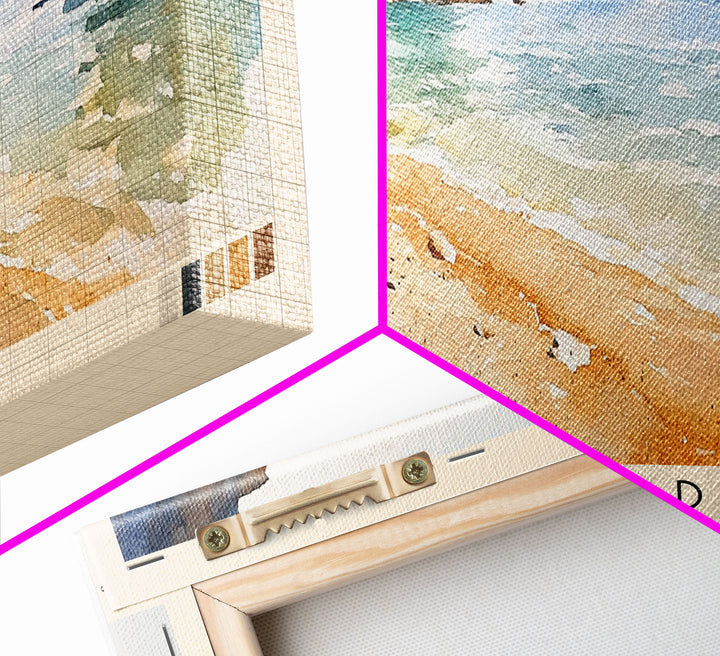 Zlatni Rat, Croatia Watercolor Print, Vacation Gift, Croatia Wall Art, Vacation Wall Art, Vacatation Memories, Beach Decor, Beach Or Lakehouse Art