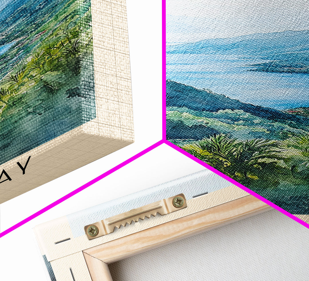 Abaka Bay, Haiti Watercolor Print, Vacation Gift, Haiti Wall Art, Beach Painting, Beach Decor, Beach Or Lakehouse Art