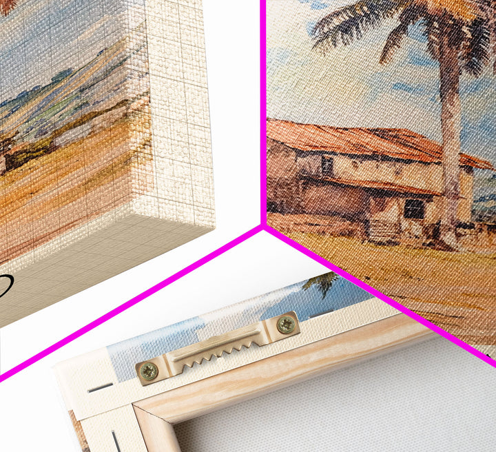 Anakao, Madagascar Watercolor Print, Vacation Gift, Madagascar Wall Art, Vacation Wall Art, Vacatation Memories, Beach Decor, Beach Or Lakehouse Art
