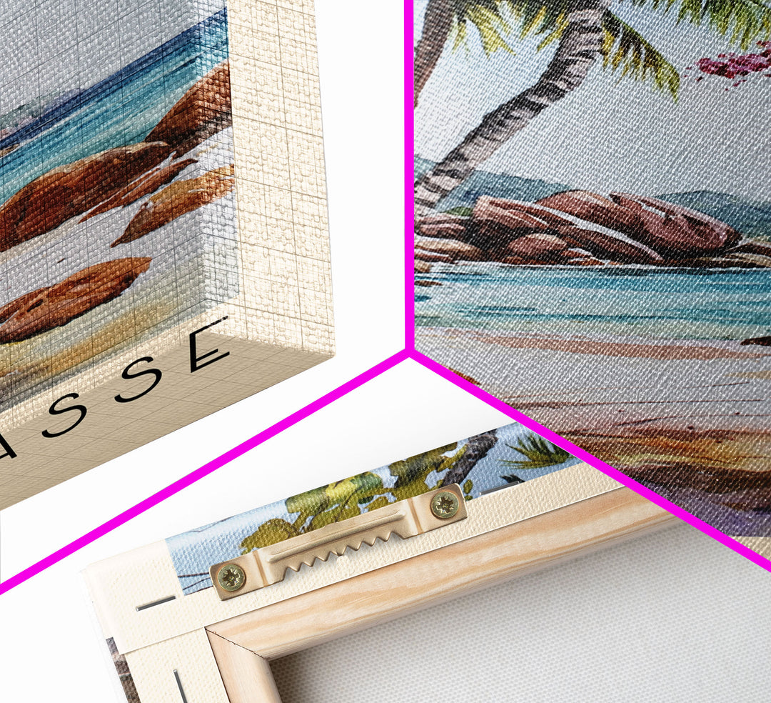 Anse La Passe, Seychelles Watercolor Print, Vacation Gift, Seychelles Wall Art, Beach Painting, Beach Decor, Beach Or Lakehouse Art