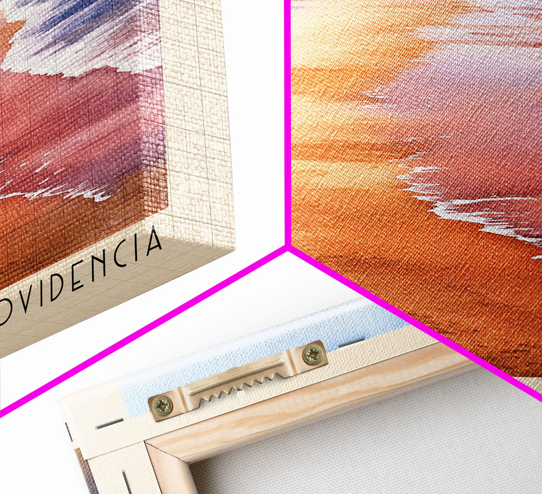 Beaches of Isla de Providencia, Colombia Watercolor Print, Vacation Gift, Colombia Wall Art, Vacation Wall Art, Vacatation Memories, Beach Decor, Beach Or Lakehouse Art