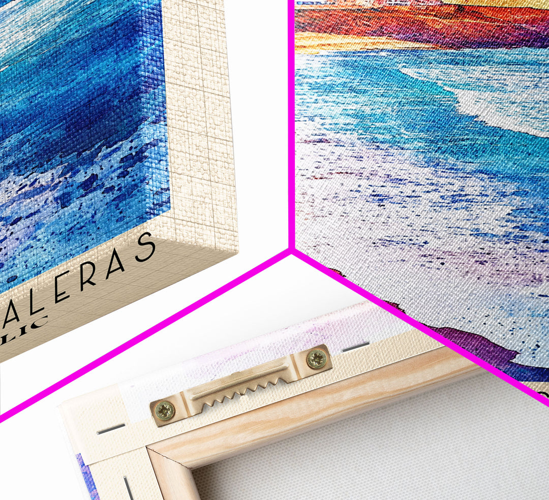 Beaches of Las Galeras, Dominican Republic Watercolor Print, Vacation Gift, Dominican Republic Wall Art, Beach Painting, Beach Decor, Beach Or Lakehouse Art