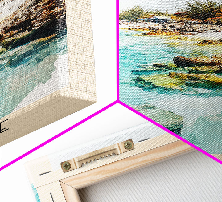 Bonaire, Netherlands Watercolor Print, Vacation Gift, Netherlands Wall Art, Beach Painting, Beach Decor, Beach Or Lakehouse Art