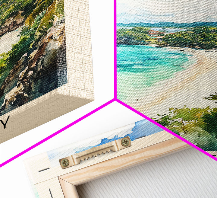 Boracay, Philippines Watercolor Print, Vacation Gift, Philippines Wall Art, Vacation Wall Art, Vacatation Memories, Beach Decor, Beach Or Lakehouse Art