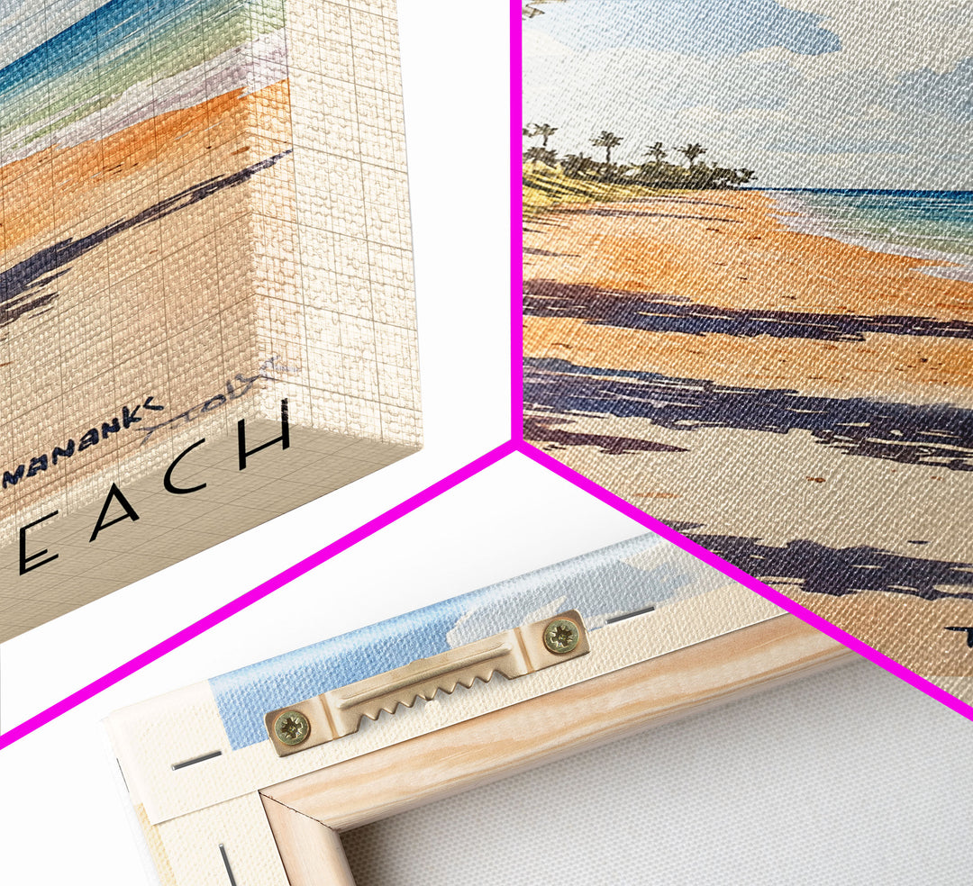 Bowman’s Beach, Florida Watercolor Print, Vacation Gift, Florida Wall Art, Vacation Wall Art, Vacatation Memories, Beach Decor, Beach Or Lakehouse Art