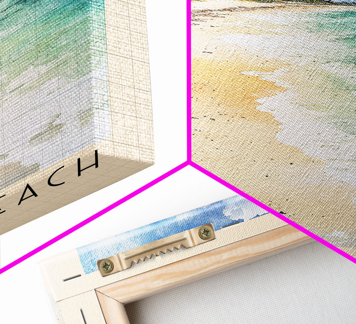 Cabbage Beach, Bahamas Watercolor Print, Vacation Gift, Bahamas Wall Art, Vacation Wall Art, Vacatation Memories, Beach Decor, Beach Or Lakehouse Art