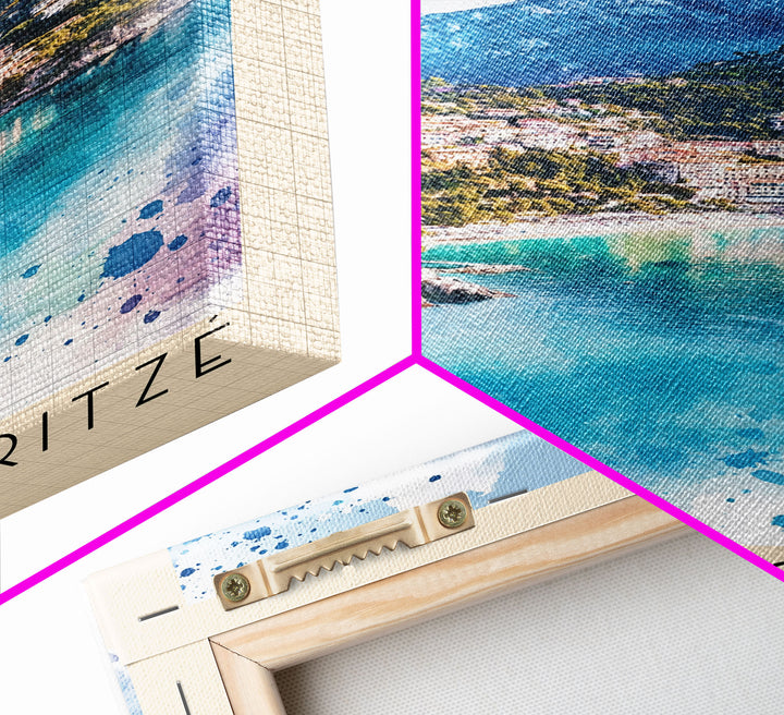 Cala Goloritzé, Italy Watercolor Beach Print, Vacation Gift, Italy Wall Art, Beach Painting, Beach Decor, Beach Painting