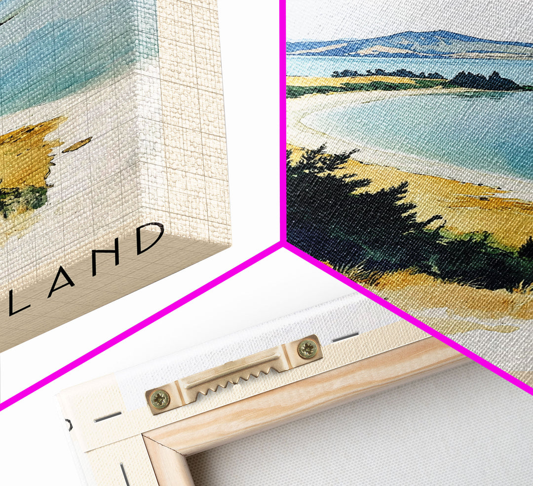 Campbell Island, New Zealand Watercolor Print, Vacation Gift, New Zealand Wall Art, Vacation Wall Art, Vacatation Memories, Beach Decor, Beach Or Lakehouse Art