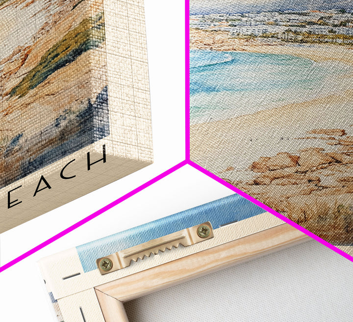Camps Bay Beach, South Africa Watercolor Print, Vacation Gift, South Africa Wall Art, Beach Painting, Beach Decor, Beach Or Lakehouse Art