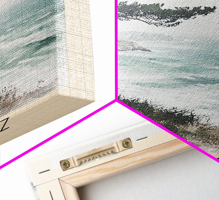 Cap Coz, France Watercolor Print, Vacation Gift, France Wall Art, Vacation Wall Art, Vacatation Memories, Beach Decor, Beach Or Lakehouse Art