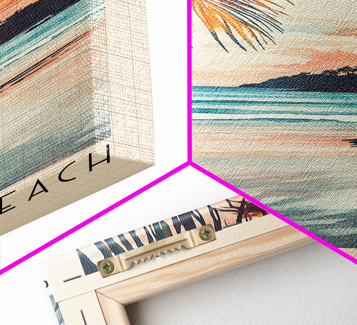 Conchal Beach, Costa Rica Watercolor Print, Vacation Gift, Costa Rica Wall Art, Vacation Wall Art, Vacatation Memories, Beach Decor, Beach Or Lakehouse Art