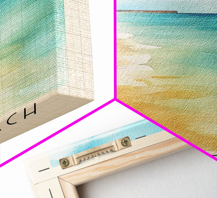 Cove Beach, Bahamas Watercolor Beach Print, Vacation Gift, Bahamas Wall Art, Beach Painting, Beach Decor, Beach Painting