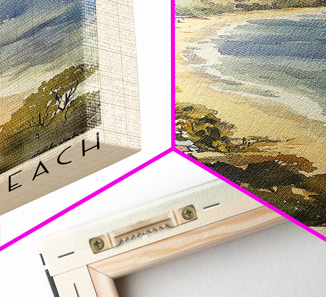 Dominical Beach, Costa Rica Watercolor Print, Vacation Gift, Costa Rica Wall Art, Beach Painting, Beach Decor, Beach Or Lakehouse Art