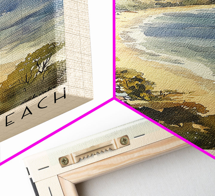 Dominical Beach, Costa Rica Watercolor Print, Vacation Gift, Costa Rica Wall Art, Beach Painting, Beach Decor, Beach Or Lakehouse Art