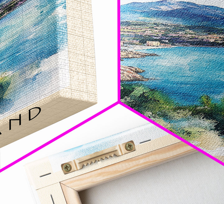 Elba Island, Italy Watercolor Print, Vacation Gift, Italy Wall Art, Beach Painting, Beach Decor, Beach Or Lakehouse Art