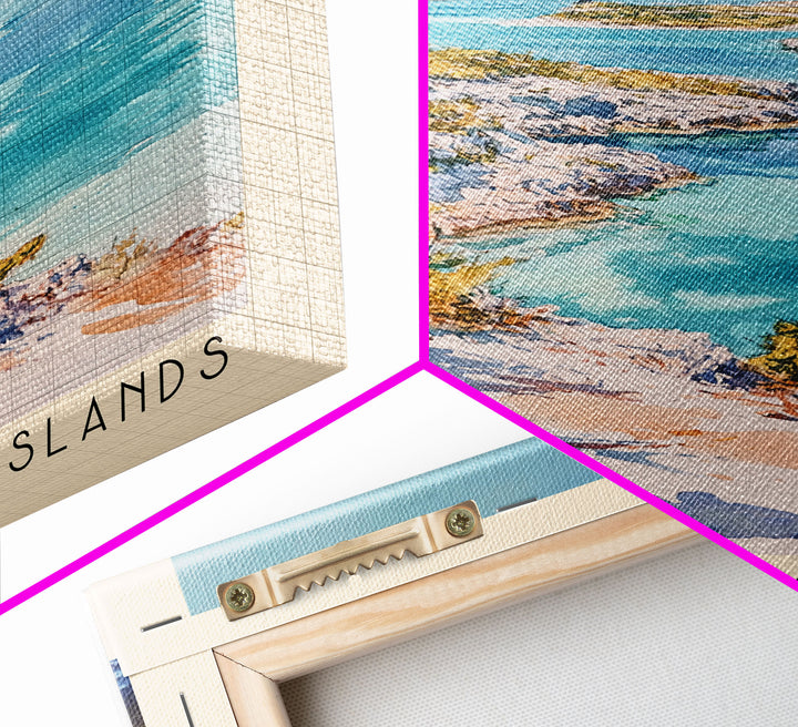 Elbow Cay, Abaco Islands, Bahamas Watercolor Beach Print, Vacation Gift, Bahamas Wall Art, Beach Painting, Beach Decor, Beach Painting