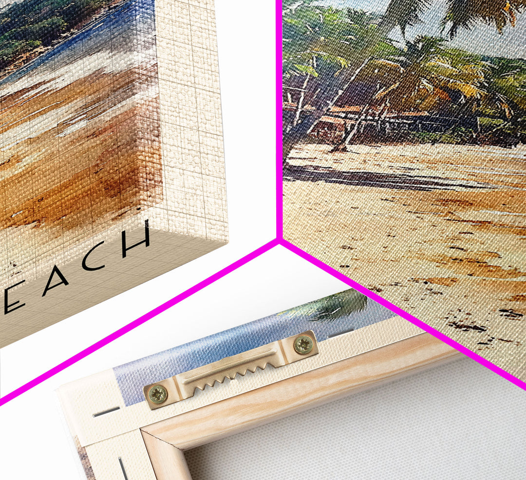Flamingo Beach, Costa Rica Watercolor Print, Vacation Gift, Costa Rica Wall Art, Vacation Wall Art, Vacatation Memories, Beach Decor, Beach Or Lakehouse Art
