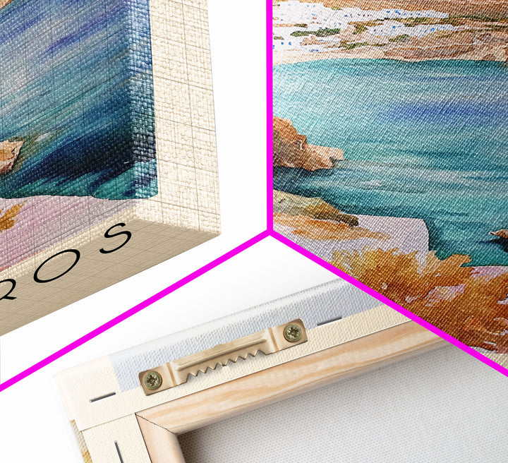 Folegandros, Greece Watercolor Print, Vacation Gift, Greece Wall Art, Beach Painting, Beach Decor, Beach Or Lakehouse Art