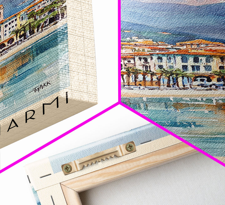 Forte dei Marmi, Italy Watercolor Print, Vacation Gift, Italy Wall Art, Vacation Wall Art, Vacatation Memories, Beach Decor, Beach Or Lakehouse Art