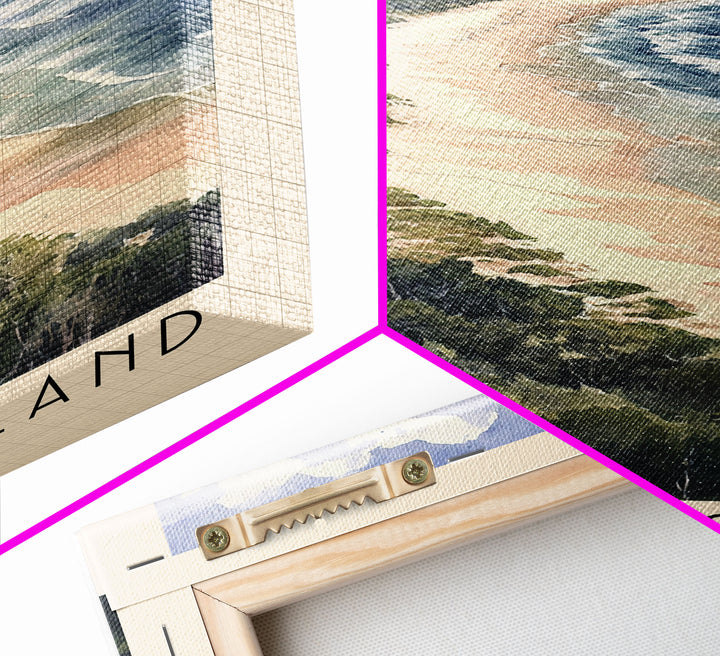Fraser Island, Australia Watercolor Print, Vacation Gift, Australia Wall Art, Beach Painting, Beach Decor, Beach Or Lakehouse Art