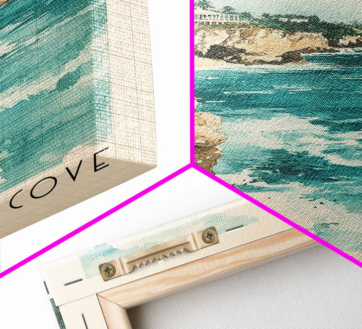 Frenchman’s Cove, Jamaica Watercolor Print, Vacation Gift, Jamaica Wall Art, Beach Painting, Beach Decor, Large Wall Art, Wood Frame Art