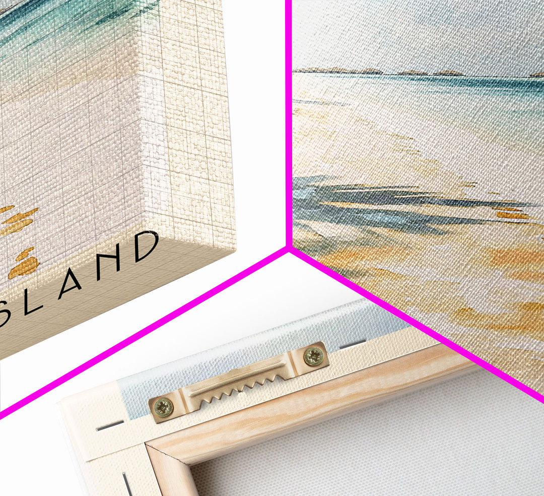 Fulhadhoo Island, Maldives Watercolor Beach Print, Vacation Gift, Maldives Wall Art, Beach Painting, Beach Decor, Beach Painting