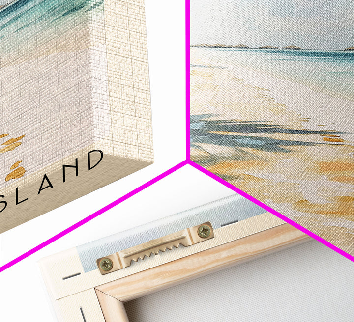 Fulhadhoo Island, Maldives Watercolor Beach Print, Vacation Gift, Maldives Wall Art, Beach Painting, Beach Decor, Beach Painting