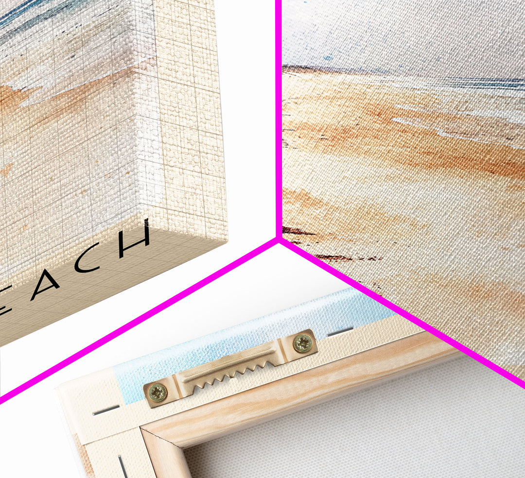 Gonubie Beach, South Africa Watercolor Print, Vacation Gift, South Africa Wall Art, Beach Painting, Beach Decor, Beach Or Lakehouse Art