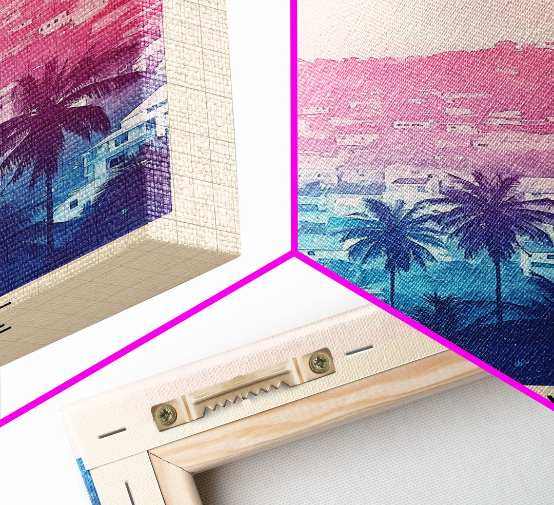 Gonâve, Haiti Watercolor Print, Vacation Gift, Haiti Wall Art, Vacation Wall Art, Vacatation Memories, Beach Decor, Beach Or Lakehouse Art