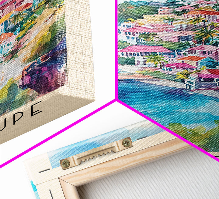 Guadeloupe, France Watercolor Print, Vacation Gift, France Wall Art, Vacation Wall Art, Vacatation Memories, Beach Decor, Beach Or Lakehouse Art