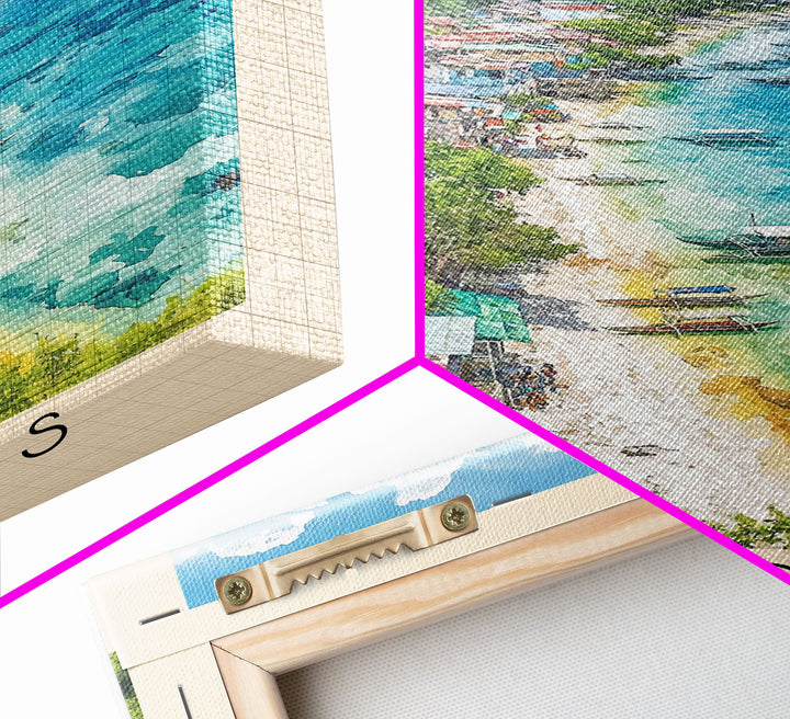 Guimaras, Philippines Watercolor Print, Vacation Gift, Philippines Wall Art, Beach Painting, Beach Decor, Beach Or Lakehouse Art