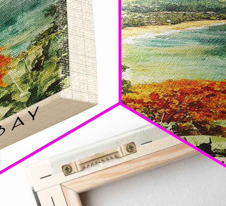 Hanalei Bay, Hawaii Watercolor Print, Vacation Gift, Hawaii Wall Art, Vacation Wall Art, Vacatation Memories, Beach Decor, Beach Or Lakehouse Art