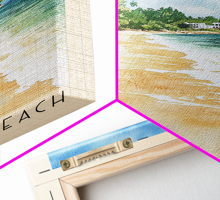Hellshire Beach, Jamaica Watercolor Print, Vacation Gift, Jamaica Wall Art, Vacation Wall Art, Vacatation Memories, Beach Decor, Beach Or Lakehouse Art